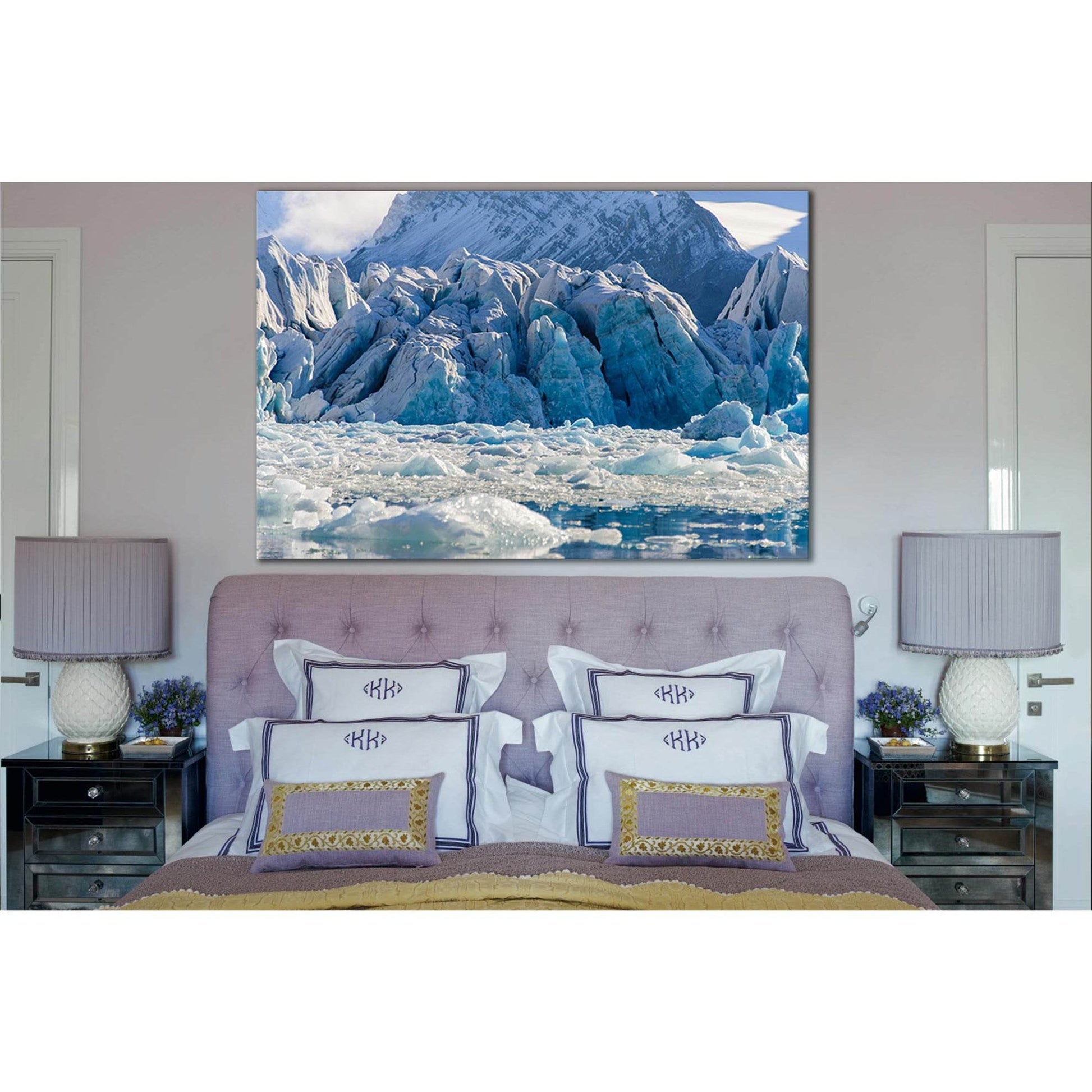 Glacier In Svalbard At Summer №SL1335 Ready to Hang Canvas PrintCanvas art arrives ready to hang, with hanging accessories included and no additional framing required. Every canvas print is hand-crafted, made on-demand at our workshop and expertly stretch