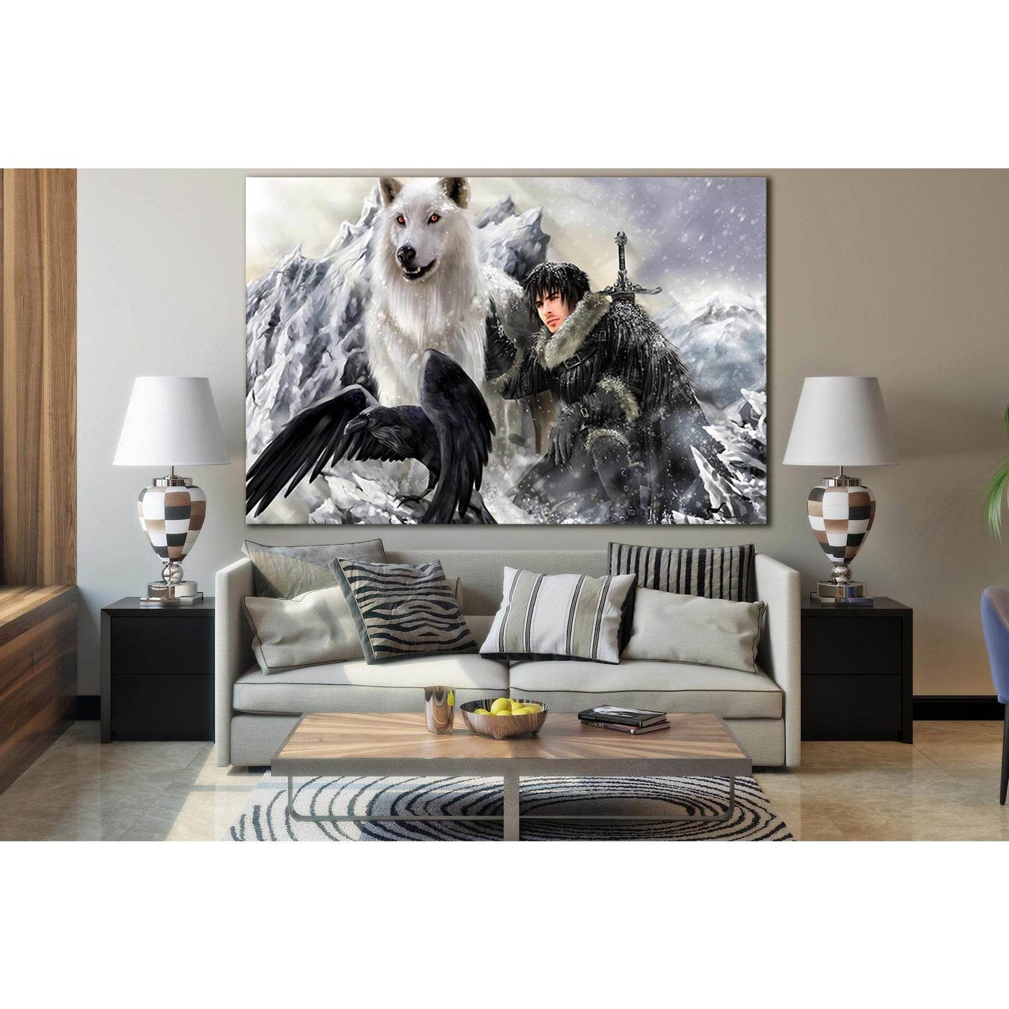 Fantasy A Song Of Ice And Fire №SL1269 Ready to Hang Canvas PrintCanvas art arrives ready to hang, with hanging accessories included and no additional framing required. Every canvas print is hand-crafted, made on-demand at our workshop and expertly stretc