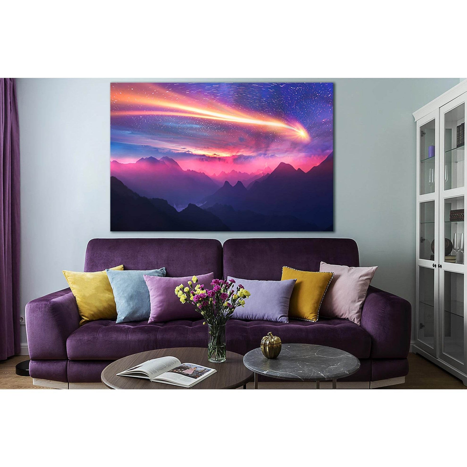 Dreamy Sky And Mountains Digital Art №SL1565 Ready to Hang Canvas PrintCanvas art arrives ready to hang, with hanging accessories included and no additional framing required. Every canvas print is hand-crafted, made on-demand at our workshop and expertly