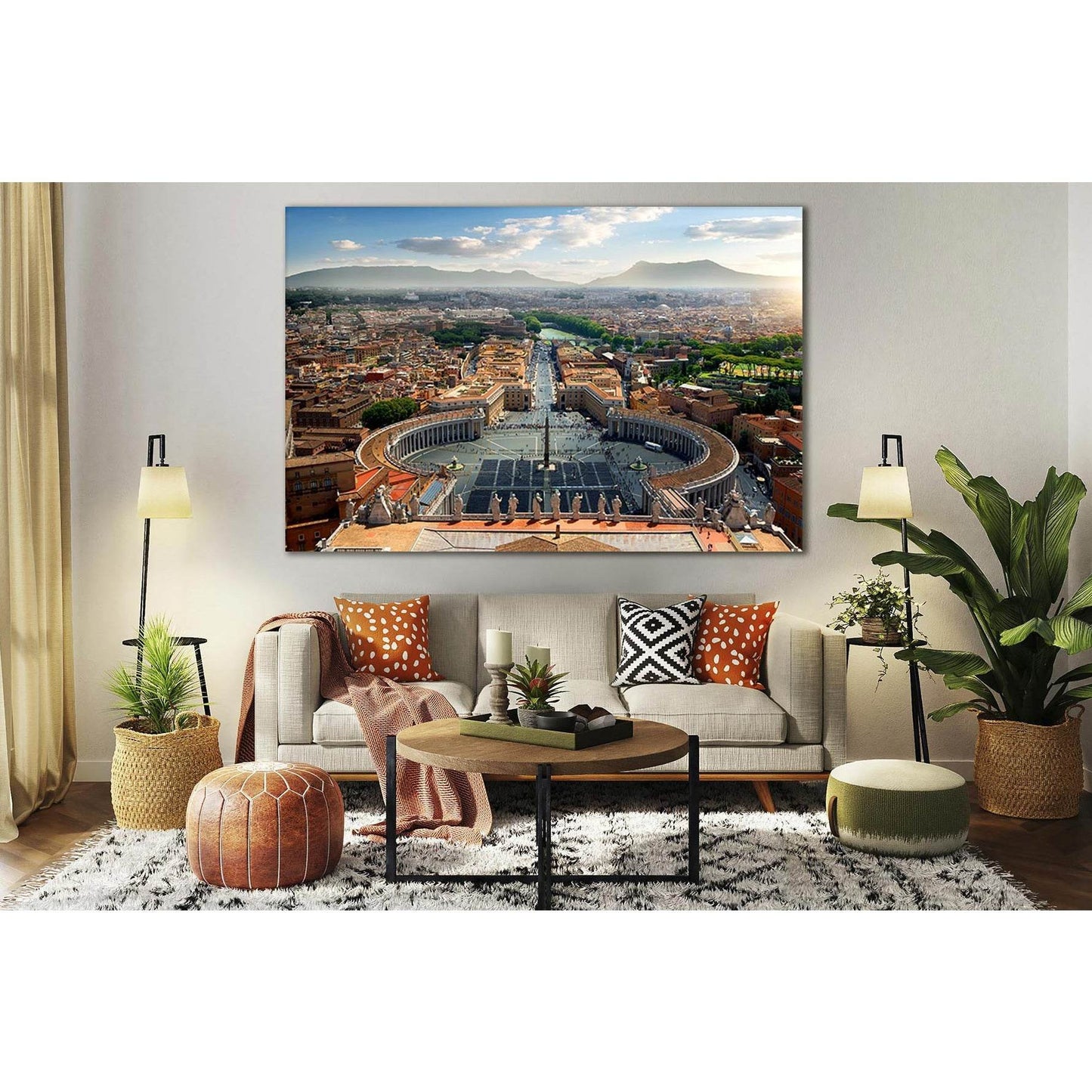 Cityscape Italy Rome Vatican №SL345 Ready to Hang Canvas PrintCanvas art arrives ready to hang, with hanging accessories included and no additional framing required. Every canvas print is hand-crafted, made on-demand at our workshop and expertly stretched