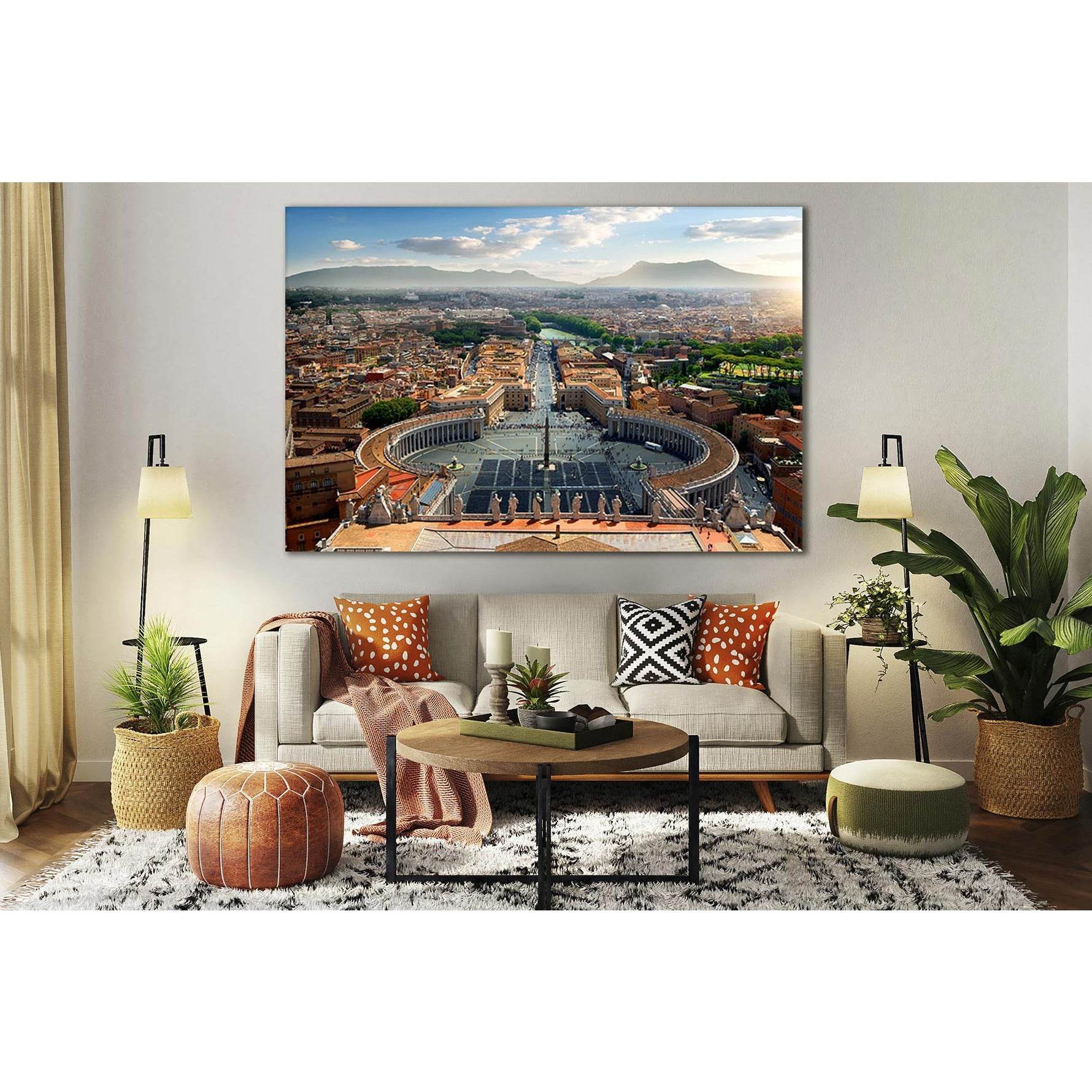 Cityscape Italy Rome Vatican №SL345 Ready to Hang Canvas PrintCanvas art arrives ready to hang, with hanging accessories included and no additional framing required. Every canvas print is hand-crafted, made on-demand at our workshop and expertly stretched