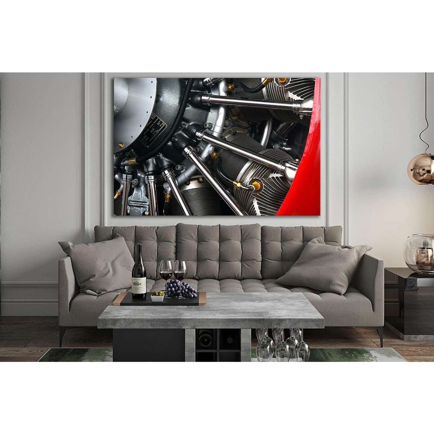 Airplane Radial Engine №SL1444 Ready to Hang Canvas PrintCanvas art arrives ready to hang, with hanging accessories included and no additional framing required. Every canvas print is hand-crafted, made on-demand at our workshop and expertly stretched arou