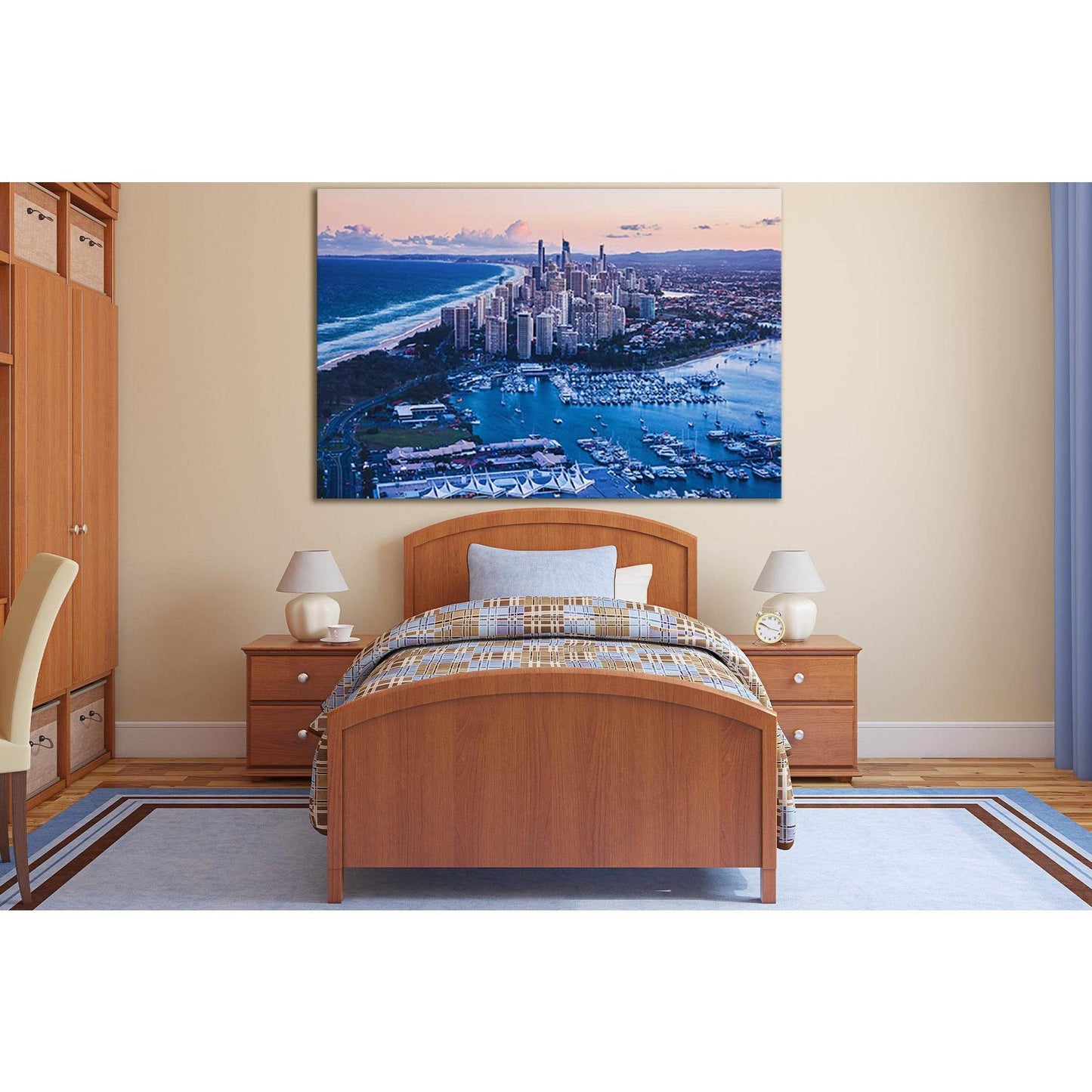 Cityscape Of Gold Coast №SL1466 Ready to Hang Canvas PrintCanvas art arrives ready to hang, with hanging accessories included and no additional framing required. Every canvas print is hand-crafted, made on-demand at our workshop and expertly stretched aro