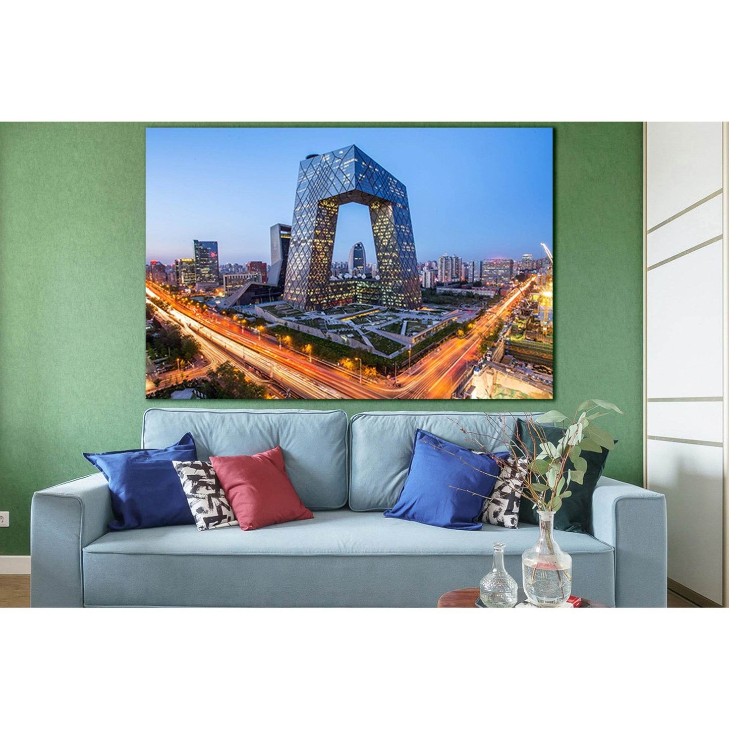 Beijing Modern Architecture Skyscraper №SL1418 Ready to Hang Canvas PrintCanvas art arrives ready to hang, with hanging accessories included and no additional framing required. Every canvas print is hand-crafted, made on-demand at our workshop and expertl