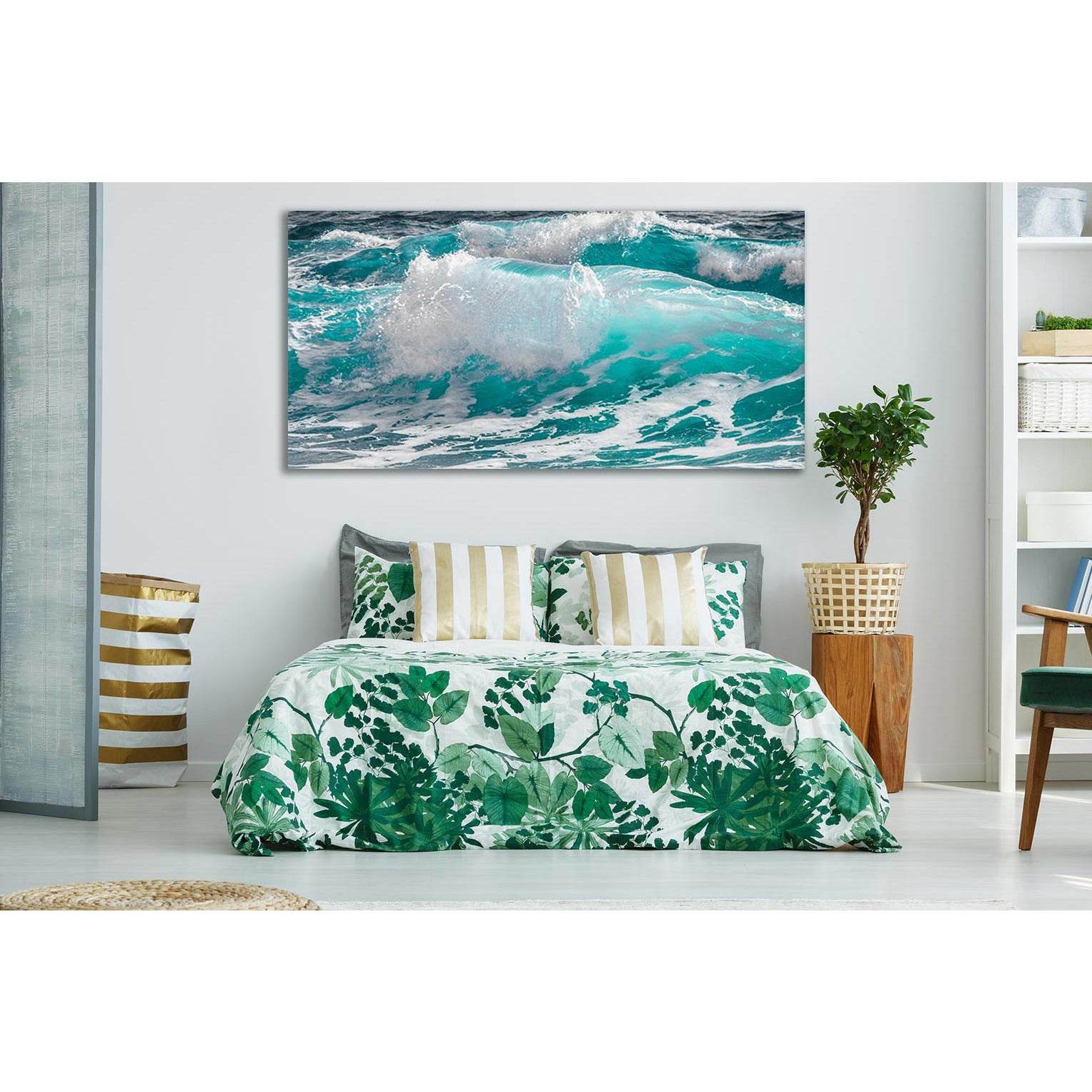 Ocean Wave Movement №SL181 Ready to Hang Canvas PrintCanvas art arrives ready to hang, with hanging accessories included and no additional framing required. Every canvas print is hand-crafted, made on-demand at our workshop and expertly stretched around 1