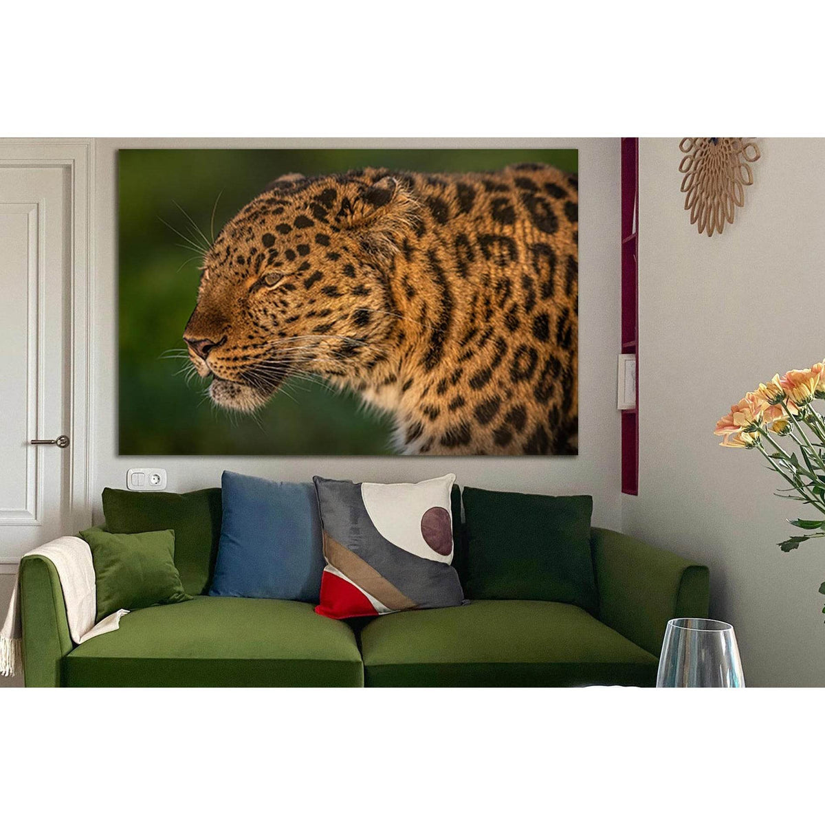 Beautiful Spotted Leopard №SL996 Ready to Hang Canvas PrintCanvas art arrives ready to hang, with hanging accessories included and no additional framing required. Every canvas print is hand-crafted, made on-demand at our workshop and expertly stretched ar
