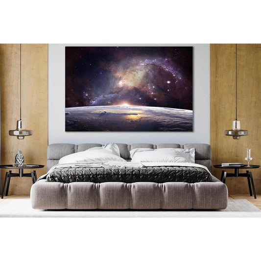 Planet Earth And Galaxies №SL388 Ready to Hang Canvas PrintCanvas art arrives ready to hang, with hanging accessories included and no additional framing required. Every canvas print is hand-crafted, made on-demand at our workshop and expertly stretched ar