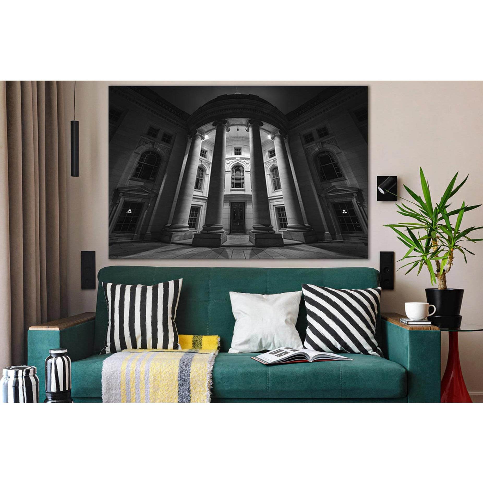 Architecture In Black And White №SL1367 Ready to Hang Canvas PrintCanvas art arrives ready to hang, with hanging accessories included and no additional framing required. Every canvas print is hand-crafted, made on-demand at our workshop and expertly stret