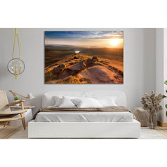 Hill Top Beautiful Sunset №SL241 Ready to Hang Canvas PrintCanvas art arrives ready to hang, with hanging accessories included and no additional framing required. Every canvas print is hand-crafted, made on-demand at our workshop and expertly stretched ar
