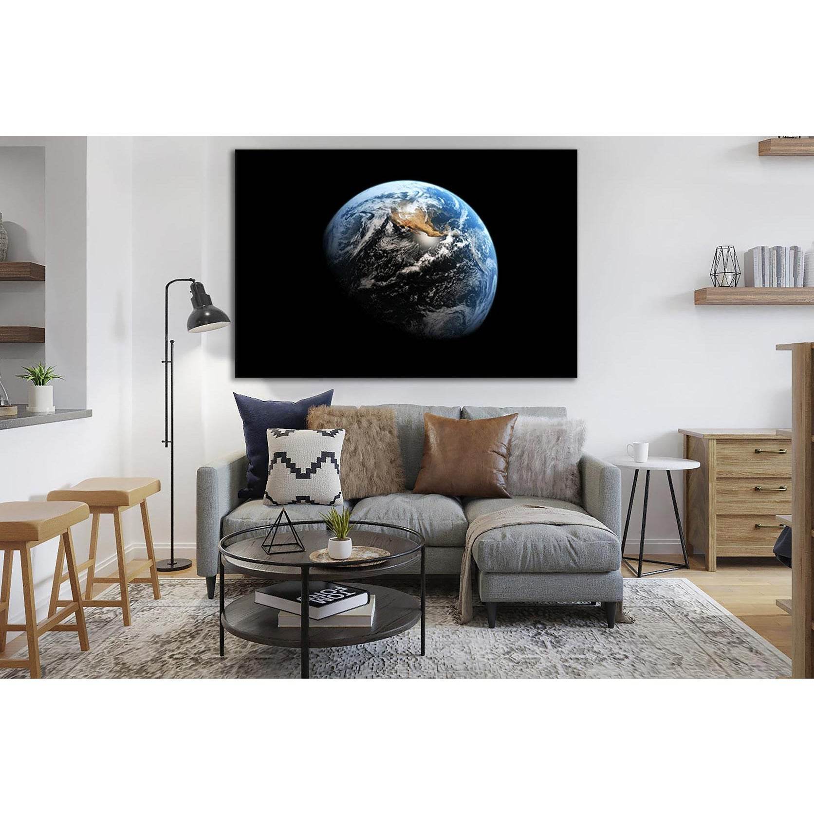 Beautiful Planet Earth №SL412 Ready to Hang Canvas PrintCanvas art arrives ready to hang, with hanging accessories included and no additional framing required. Every canvas print is hand-crafted, made on-demand at our workshop and expertly stretched aroun