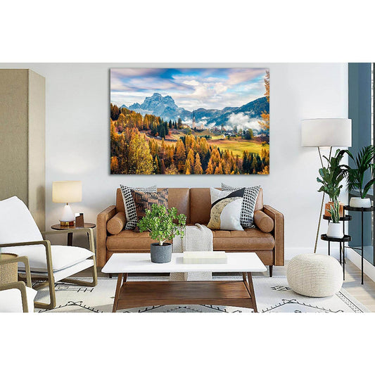 Autumn Church Parrocchia Di Selva Cadore №SL646 Ready to Hang Canvas PrintCanvas art arrives ready to hang, with hanging accessories included and no additional framing required. Every canvas print is hand-crafted, made on-demand at our workshop and expert