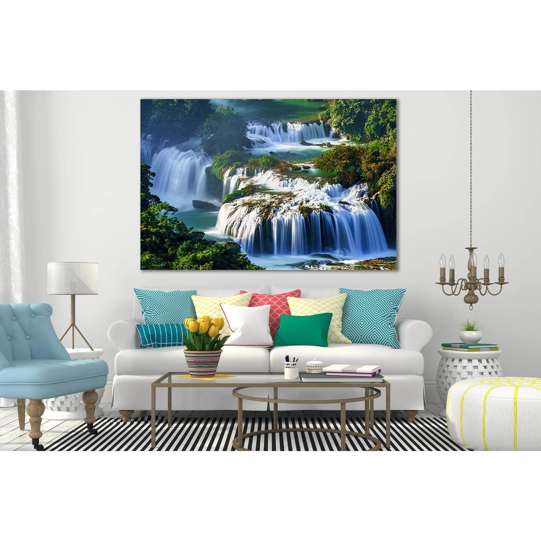 Waterfall Cao Bang Vietnam №SL472 Ready to Hang Canvas PrintCanvas art arrives ready to hang, with hanging accessories included and no additional framing required. Every canvas print is hand-crafted, made on-demand at our workshop and expertly stretched a