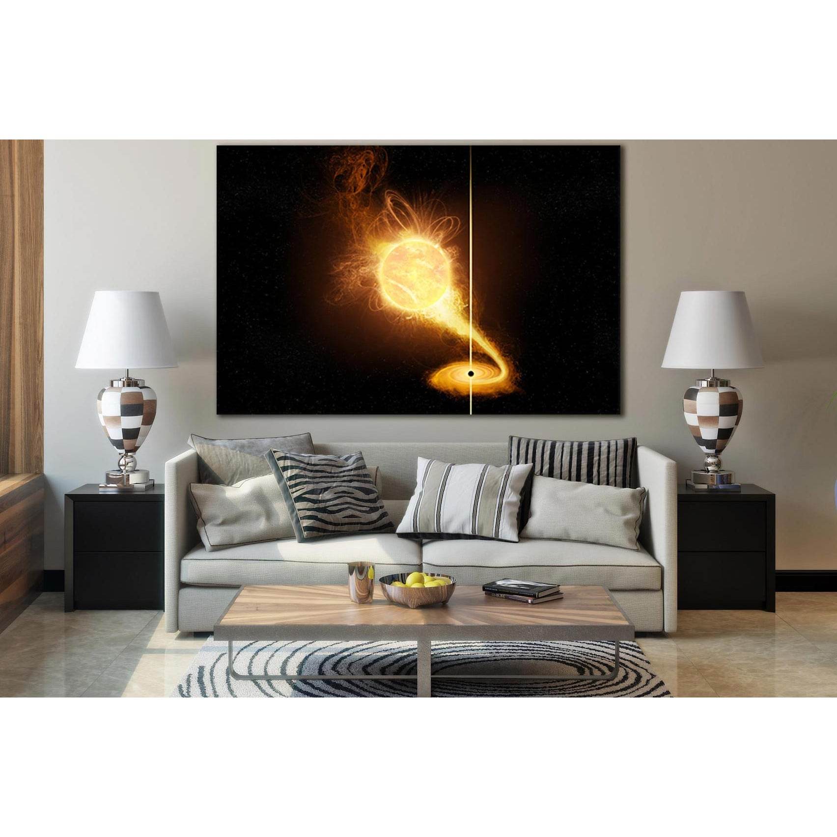 Star And Black Hole №SL976 Ready to Hang Canvas PrintCanvas art arrives ready to hang, with hanging accessories included and no additional framing required. Every canvas print is hand-crafted, made on-demand at our workshop and expertly stretched around 1