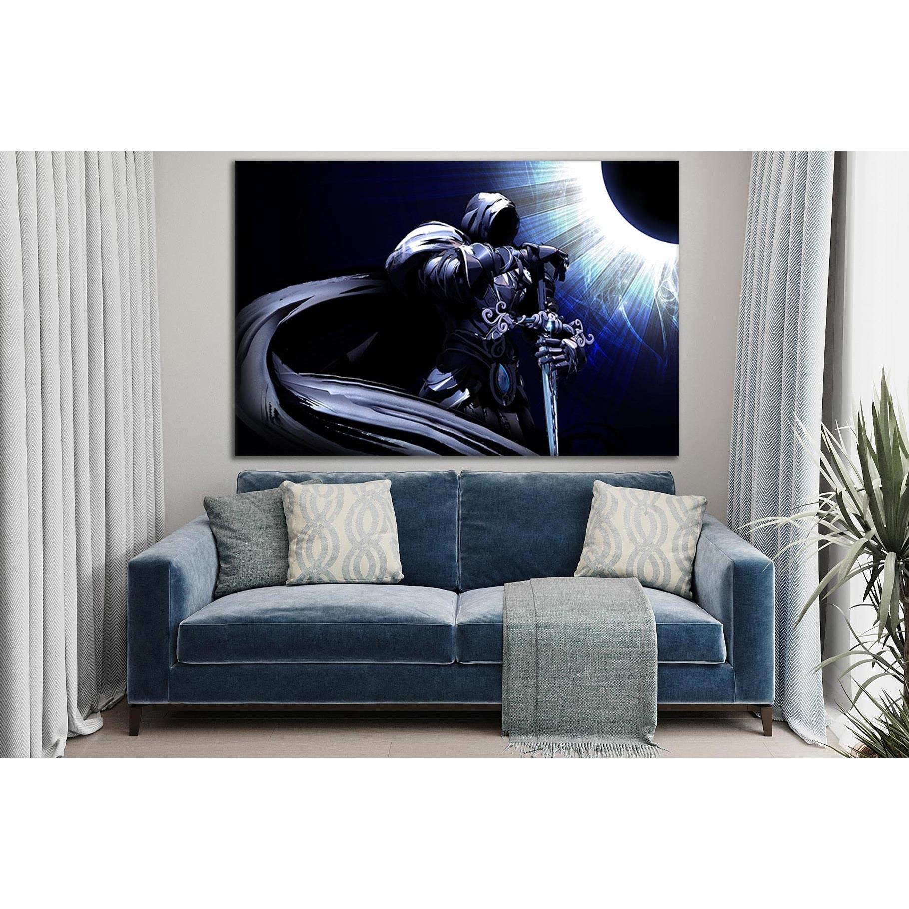 Knight With A Long Cloak №SL1216 Ready to Hang Canvas PrintCanvas art arrives ready to hang, with hanging accessories included and no additional framing required. Every canvas print is hand-crafted, made on-demand at our workshop and expertly stretched ar