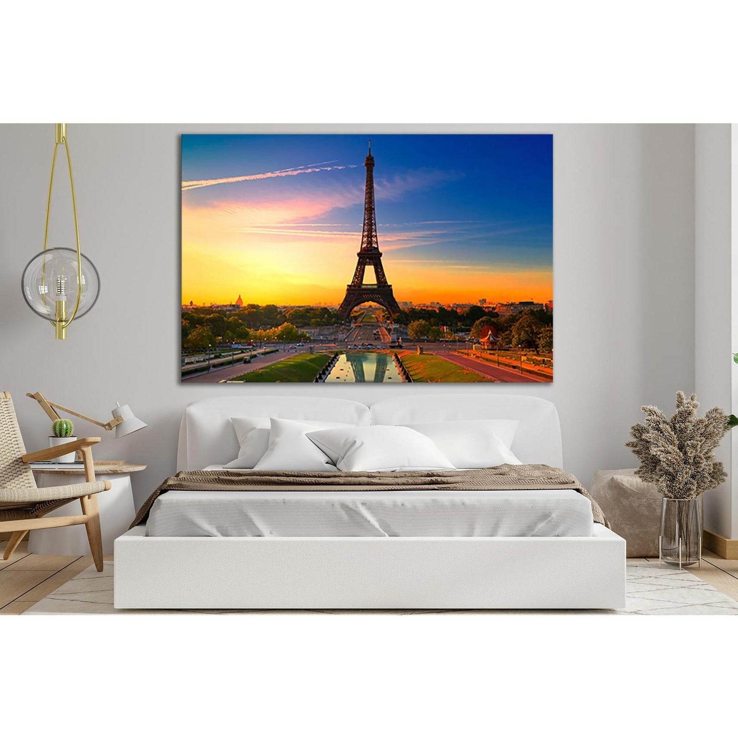 Eiffel Tower Sunset Paris №SL1467 Ready to Hang Canvas PrintCanvas art arrives ready to hang, with hanging accessories included and no additional framing required. Every canvas print is hand-crafted, made on-demand at our workshop and expertly stretched a