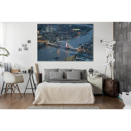 Tower Bridge Of London №SL322 Ready to Hang Canvas PrintCanvas art arrives ready to hang, with hanging accessories included and no additional framing required. Every canvas print is hand-crafted, made on-demand at our workshop and expertly stretched aroun