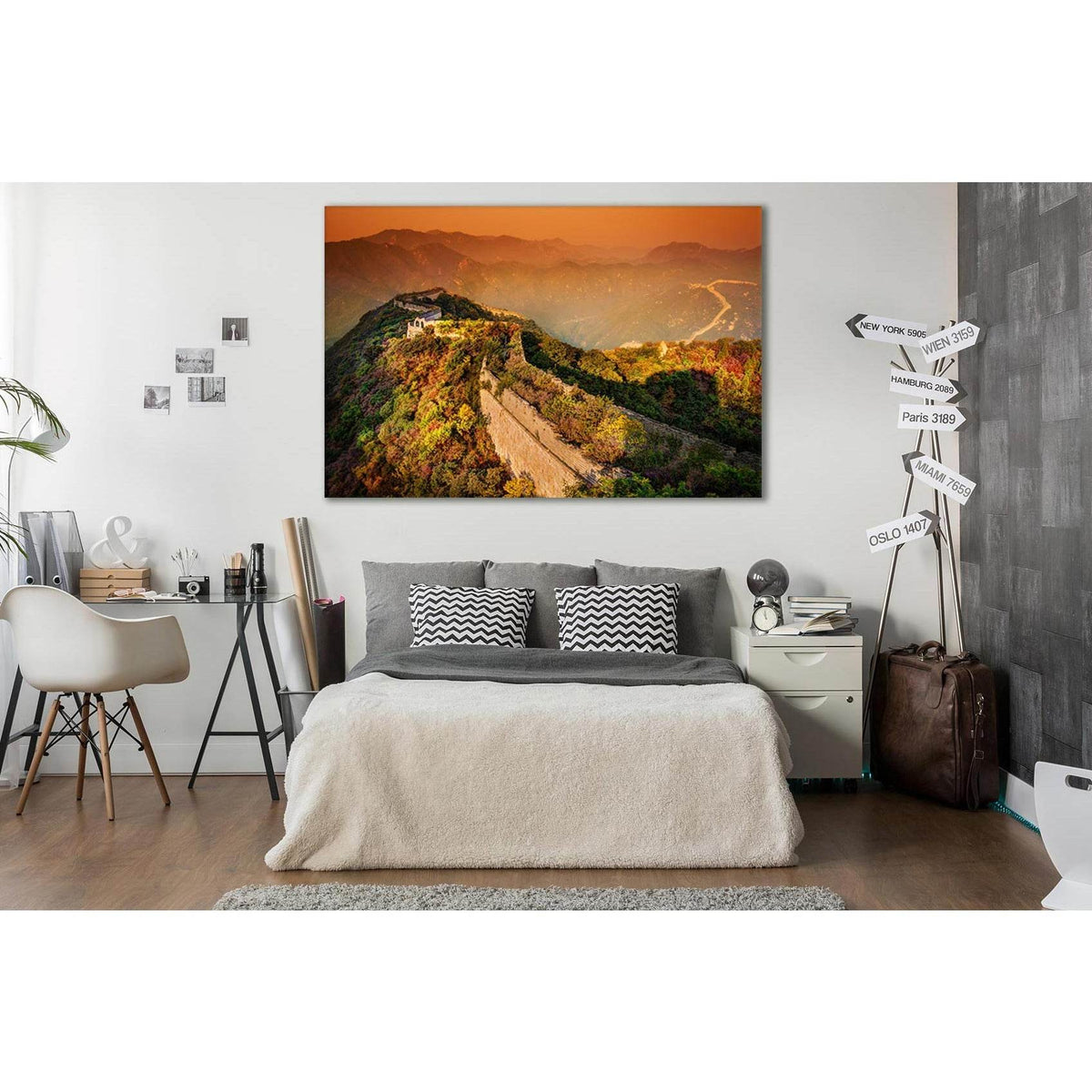 Great Wall Of China Dawn №SL222 Ready to Hang Canvas PrintCanvas art arrives ready to hang, with hanging accessories included and no additional framing required. Every canvas print is hand-crafted, made on-demand at our workshop and expertly stretched aro
