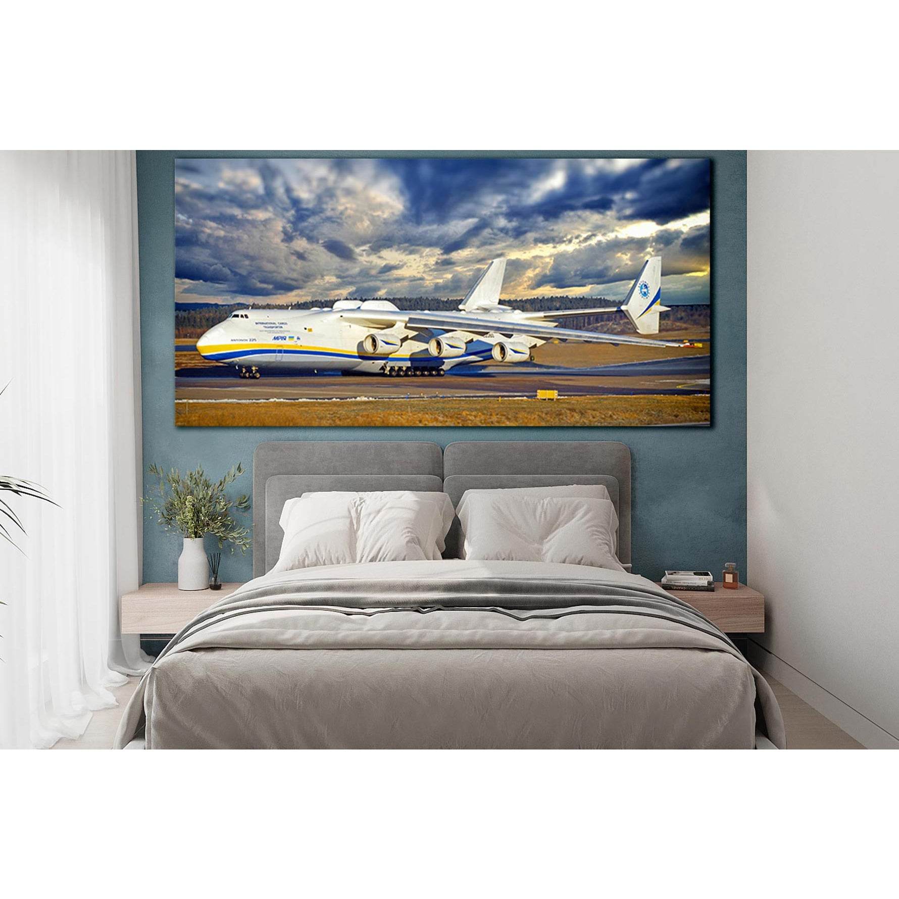 Antonov An-225 Mriya On The Runway №SL1440 Ready to Hang Canvas PrintCanvas art arrives ready to hang, with hanging accessories included and no additional framing required. Every canvas print is hand-crafted, made on-demand at our workshop and expertly st