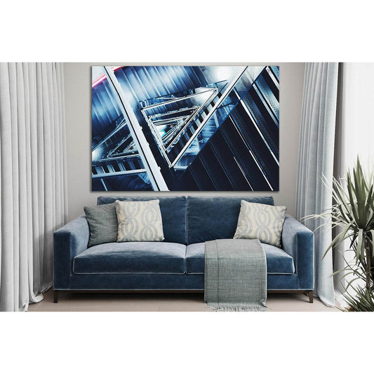 Winding Industrial Stairs №SL1386 Ready to Hang Canvas PrintCanvas art arrives ready to hang, with hanging accessories included and no additional framing required. Every canvas print is hand-crafted, made on-demand at our workshop and expertly stretched a