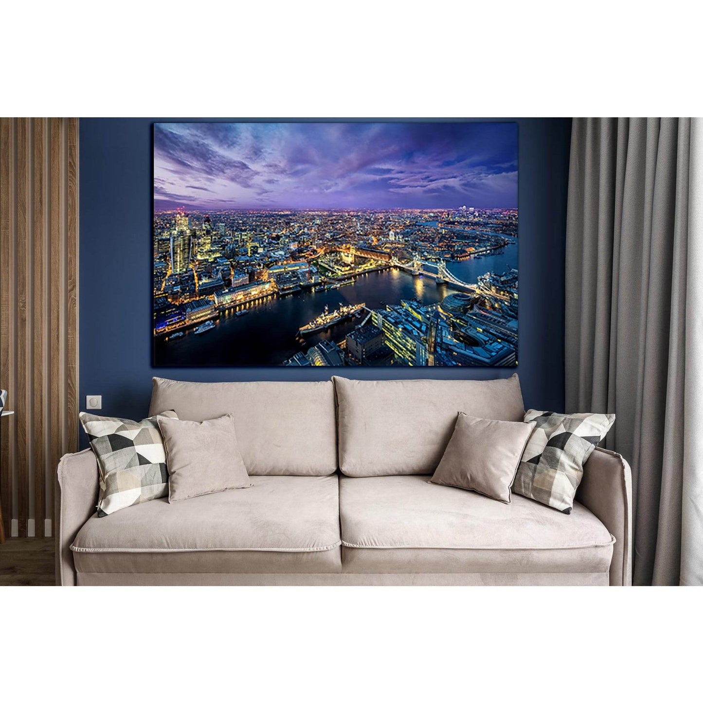 Tower Bridge London Cityscape №SL1125 Ready to Hang Canvas PrintCanvas art arrives ready to hang, with hanging accessories included and no additional framing required. Every canvas print is hand-crafted, made on-demand at our workshop and expertly stretch