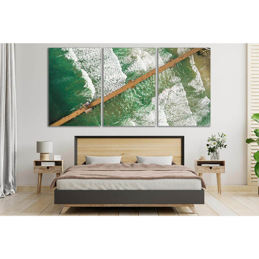 Pier In The Ocean №SL163 Ready to Hang Canvas PrintCanvas art arrives ready to hang, with hanging accessories included and no additional framing required. Every canvas print is hand-crafted, made on-demand at our workshop and expertly stretched around 100