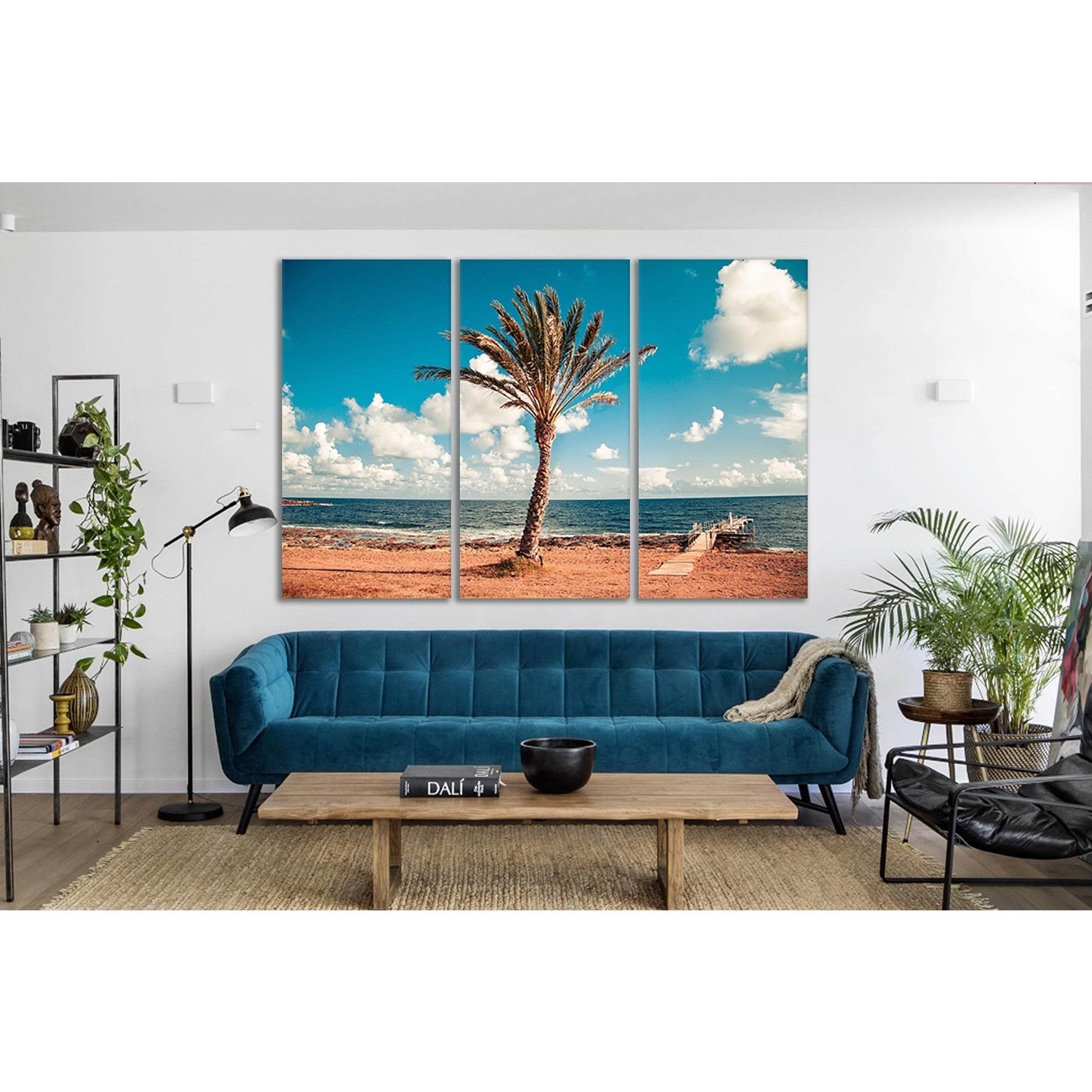Palm Tree Near Dock №SL90 Ready to Hang Canvas PrintCanvas art arrives ready to hang, with hanging accessories included and no additional framing required. Every canvas print is hand-crafted, made on-demand at our workshop and expertly stretched around 10