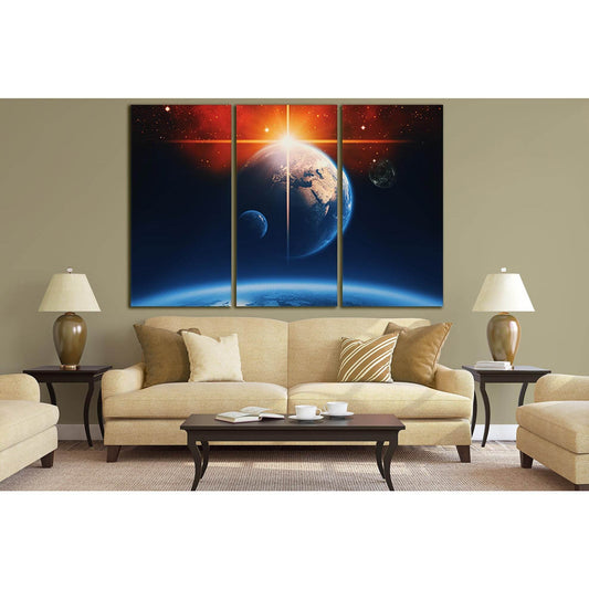 Planets Outer Space №SL417 Ready to Hang Canvas PrintCanvas art arrives ready to hang, with hanging accessories included and no additional framing required. Every canvas print is hand-crafted, made on-demand at our workshop and expertly stretched around 1