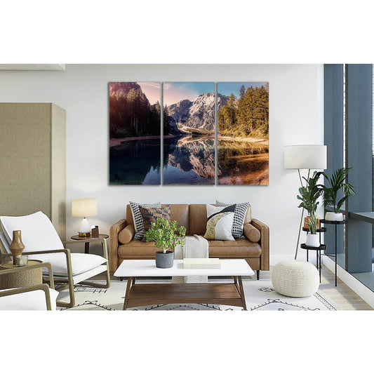 Alps Famous Braies Lake №sl06 Ready to Hang Canvas PrintCanvas art arrives ready to hang, with hanging accessories included and no additional framing required. Every canvas print is hand-crafted, made on-demand at our workshop and expertly stretched aroun