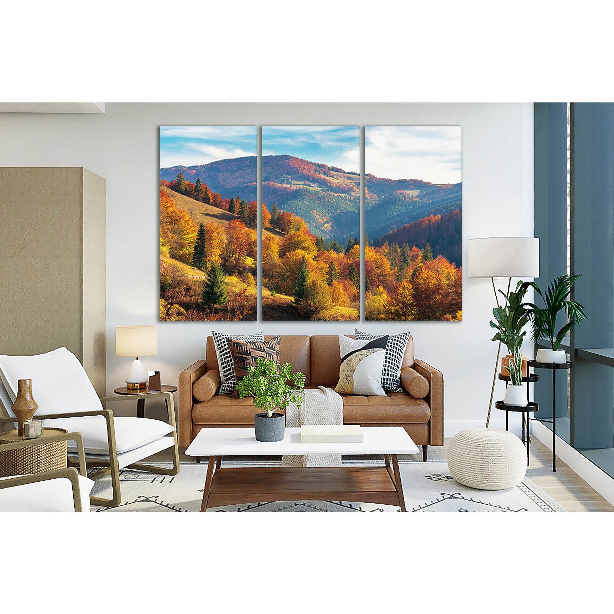 Autumn Afternoon In Mountains №SL652 Ready to Hang Canvas PrintCanvas art arrives ready to hang, with hanging accessories included and no additional framing required. Every canvas print is hand-crafted, made on-demand at our workshop and expertly stretche