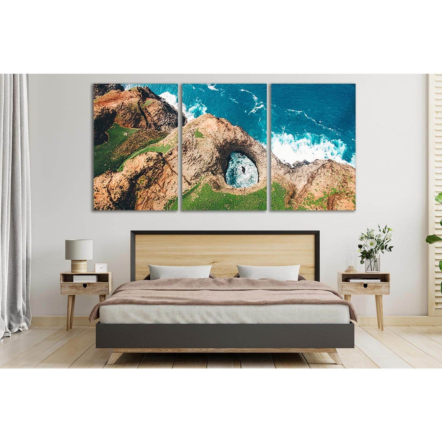 Aerial Landscape Rocky Ocean Shore №SL204 Ready to Hang Canvas PrintCanvas art arrives ready to hang, with hanging accessories included and no additional framing required. Every canvas print is hand-crafted, made on-demand at our workshop and expertly str