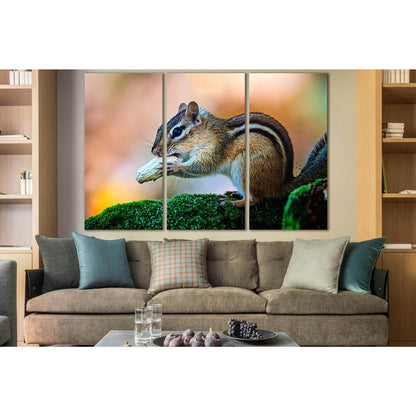 Little Chipmunk With Nuts №SL1516 Ready to Hang Canvas PrintCanvas art arrives ready to hang, with hanging accessories included and no additional framing required. Every canvas print is hand-crafted, made on-demand at our workshop and expertly stretched a