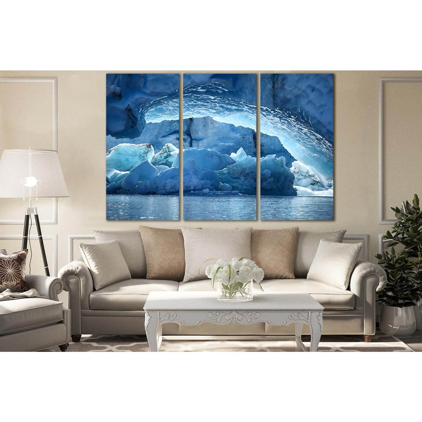 Ice Cave At Spencer Glacier №SL1352 Ready to Hang Canvas PrintCanvas art arrives ready to hang, with hanging accessories included and no additional framing required. Every canvas print is hand-crafted, made on-demand at our workshop and expertly stretched