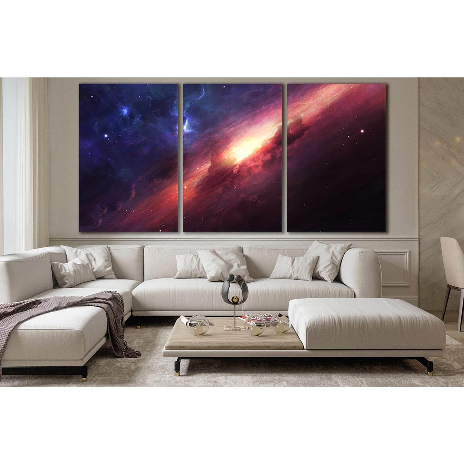 Beautiful Galaxy And Nebula №SL415 Ready to Hang Canvas PrintCanvas art arrives ready to hang, with hanging accessories included and no additional framing required. Every canvas print is hand-crafted, made on-demand at our workshop and expertly stretched