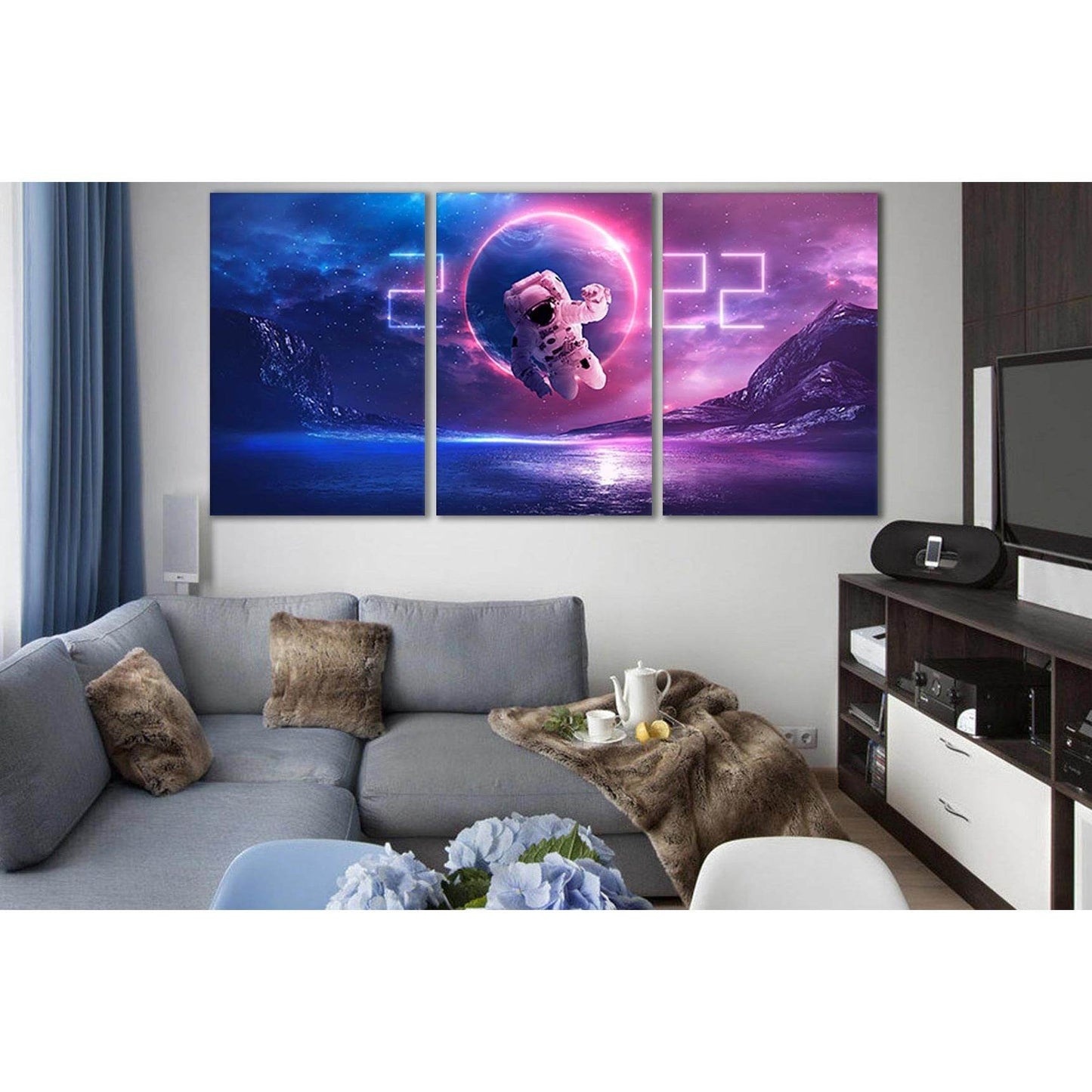 Astronaut 2022 Space №SL1221 Ready to Hang Canvas PrintCanvas art arrives ready to hang, with hanging accessories included and no additional framing required. Every canvas print is hand-crafted, made on-demand at our workshop and expertly stretched around