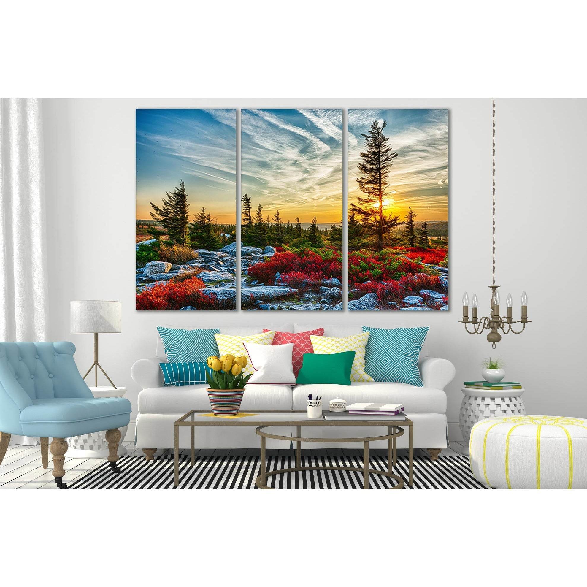 Sunset Sky Forest West Virginia №SL299 Ready to Hang Canvas PrintCanvas art arrives ready to hang, with hanging accessories included and no additional framing required. Every canvas print is hand-crafted, made on-demand at our workshop and expertly stretc