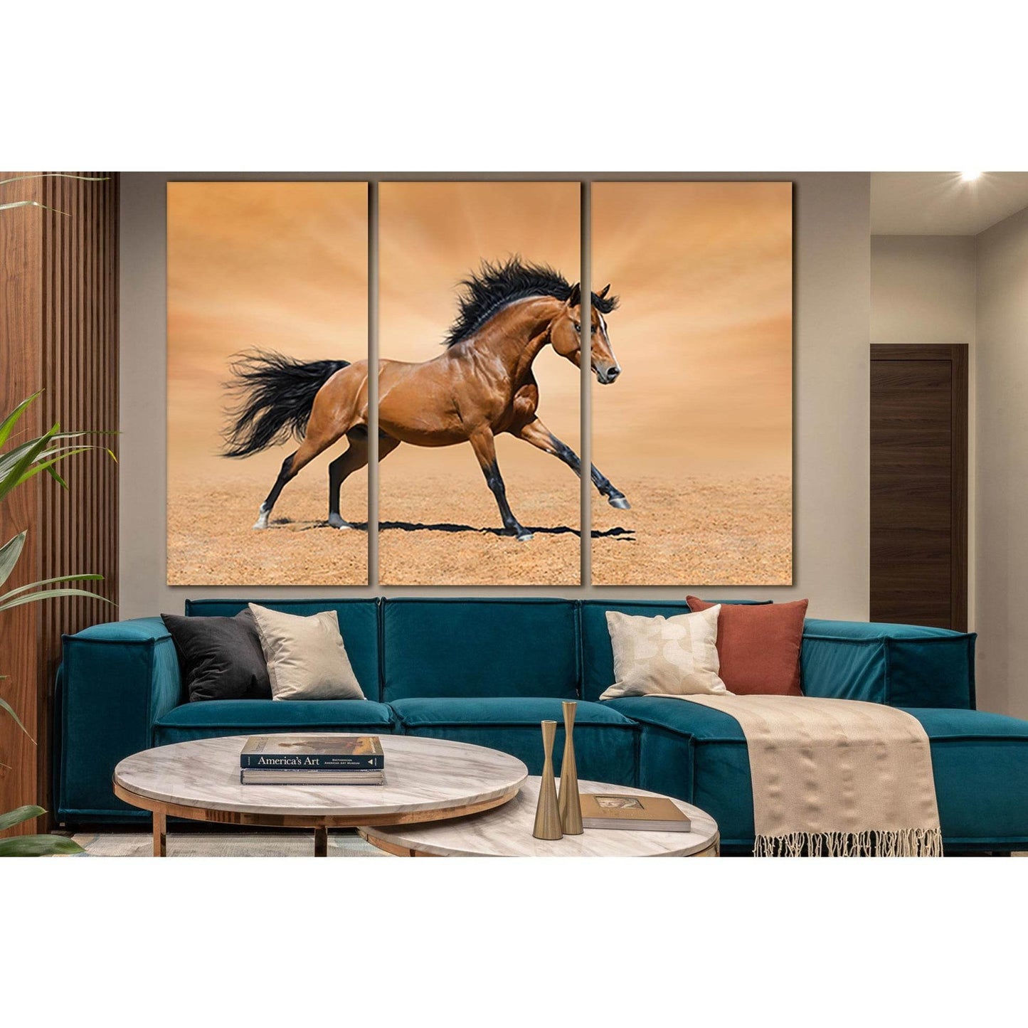 Horse Running On The Sand №SL1035 Ready to Hang Canvas PrintCanvas art arrives ready to hang, with hanging accessories included and no additional framing required. Every canvas print is hand-crafted, made on-demand at our workshop and expertly stretched a