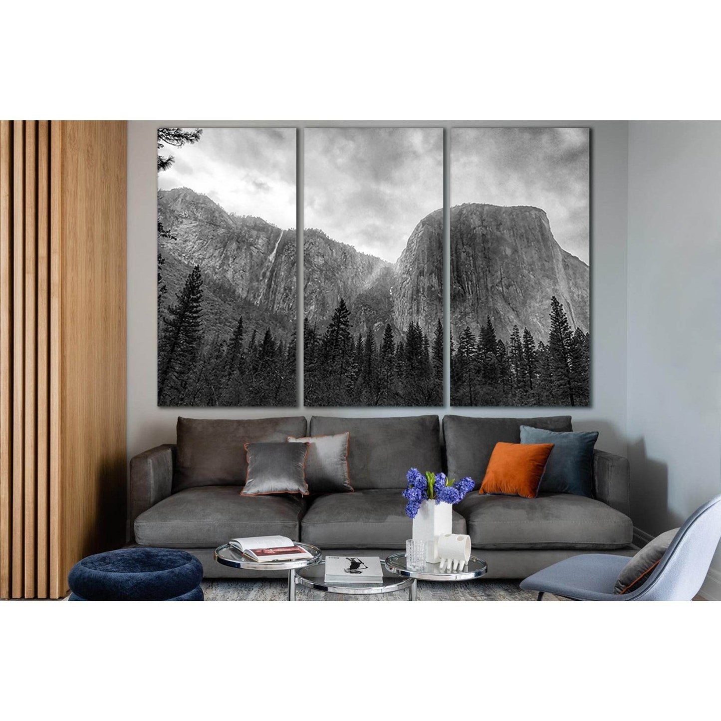 Cliff And Pine Trees Black End White №SL873 Ready to Hang Canvas PrintCanvas art arrives ready to hang, with hanging accessories included and no additional framing required. Every canvas print is hand-crafted, made on-demand at our workshop and expertly s