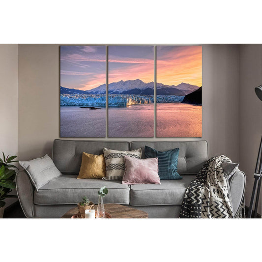 Sunrise At Hubbard Glacier Alaska №SL1317 Ready to Hang Canvas PrintCanvas art arrives ready to hang, with hanging accessories included and no additional framing required. Every canvas print is hand-crafted, made on-demand at our workshop and expertly str