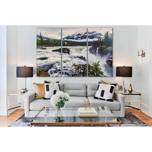 Alberta Mountain Canada Waterfall №SL446 Ready to Hang Canvas PrintCanvas art arrives ready to hang, with hanging accessories included and no additional framing required. Every canvas print is hand-crafted, made on-demand at our workshop and expertly stre