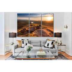 Hill Top Beautiful Sunset №SL241 Ready to Hang Canvas PrintCanvas art arrives ready to hang, with hanging accessories included and no additional framing required. Every canvas print is hand-crafted, made on-demand at our workshop and expertly stretched ar