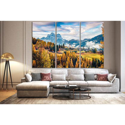 Autumn Church Parrocchia Di Selva Cadore №SL646 Ready to Hang Canvas PrintCanvas art arrives ready to hang, with hanging accessories included and no additional framing required. Every canvas print is hand-crafted, made on-demand at our workshop and expert