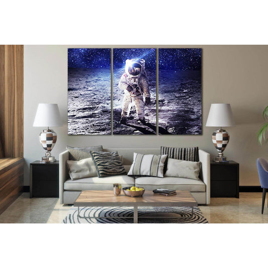 Astronaut Moon Surface №SL385 Ready to Hang Canvas PrintCanvas art arrives ready to hang, with hanging accessories included and no additional framing required. Every canvas print is hand-crafted, made on-demand at our workshop and expertly stretched aroun