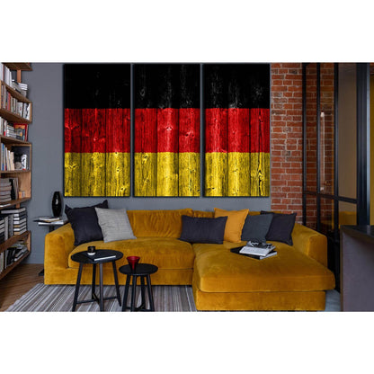 Flag Of Germany №SL1155 Ready to Hang Canvas PrintCanvas art arrives ready to hang, with hanging accessories included and no additional framing required. Every canvas print is hand-crafted, made on-demand at our workshop and expertly stretched around 100%