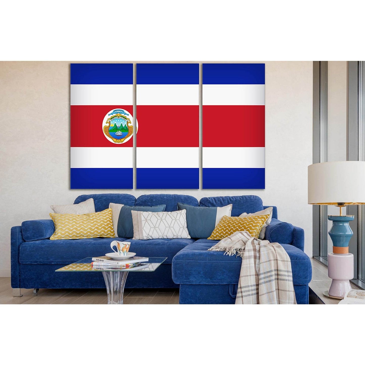 Flag Of Costa Rica №SL1206 Ready to Hang Canvas PrintCanvas art arrives ready to hang, with hanging accessories included and no additional framing required. Every canvas print is hand-crafted, made on-demand at our workshop and expertly stretched around 1