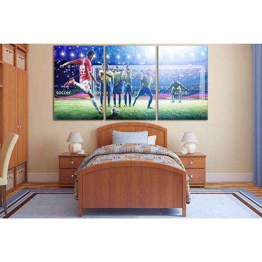 Penalty Football Addictive Moment №SL929 Ready to Hang Canvas PrintCanvas art arrives ready to hang, with hanging accessories included and no additional framing required. Every canvas print is hand-crafted, made on-demand at our workshop and expertly stre