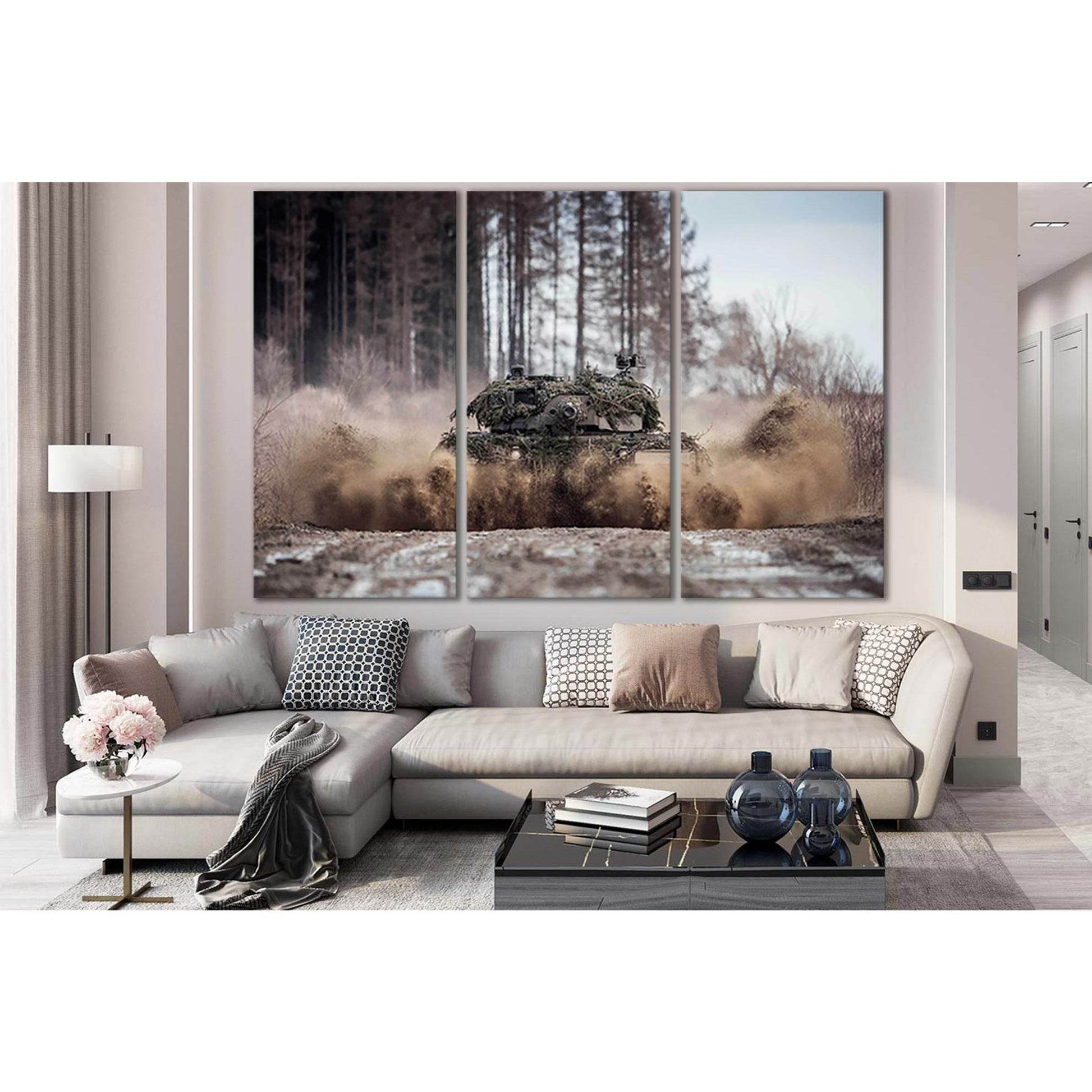 Leopard 2a4 German Battle Tank №SL1445 Ready to Hang Canvas PrintCanvas art arrives ready to hang, with hanging accessories included and no additional framing required. Every canvas print is hand-crafted, made on-demand at our workshop and expertly stretc