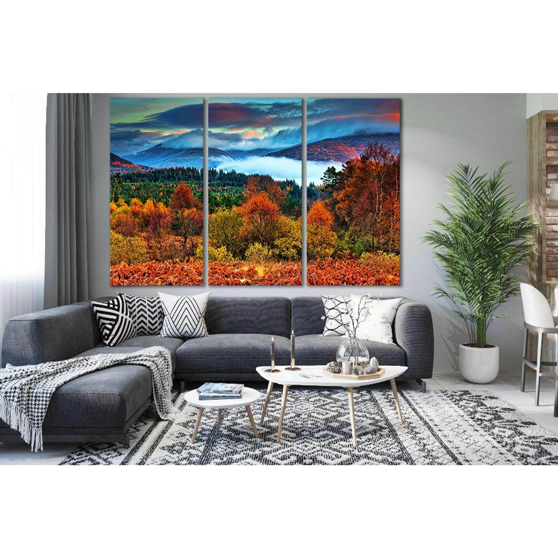 Trossachs National Park Autumn №SL1482 Ready to Hang Canvas PrintCanvas art arrives ready to hang, with hanging accessories included and no additional framing required. Every canvas print is hand-crafted, made on-demand at our workshop and expertly stretc