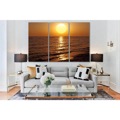 Sunset Over Sea №SL253 Ready to Hang Canvas PrintCanvas art arrives ready to hang, with hanging accessories included and no additional framing required. Every canvas print is hand-crafted, made on-demand at our workshop and expertly stretched around 100%