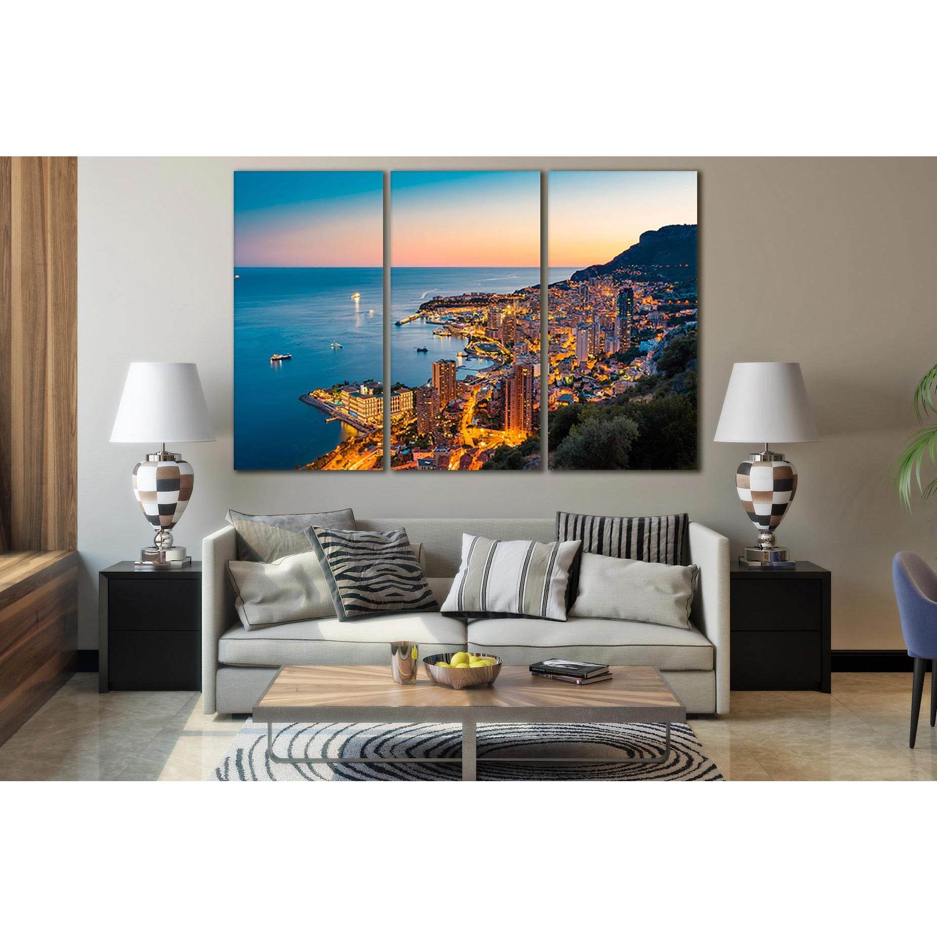 Coast City Sunset №SL224 Ready to Hang Canvas PrintCanvas art arrives ready to hang, with hanging accessories included and no additional framing required. Every canvas print is hand-crafted, made on-demand at our workshop and expertly stretched around 100