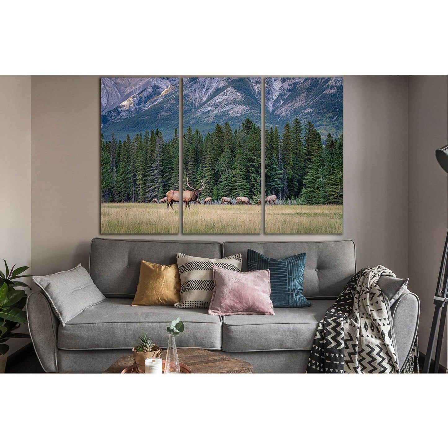 Deers In The Wild №SL1003 Ready to Hang Canvas PrintCanvas art arrives ready to hang, with hanging accessories included and no additional framing required. Every canvas print is hand-crafted, made on-demand at our workshop and expertly stretched around 10